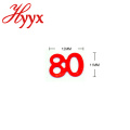 HYYX высокое качество различных размеров партии пользу 80-й день рождения конфетти